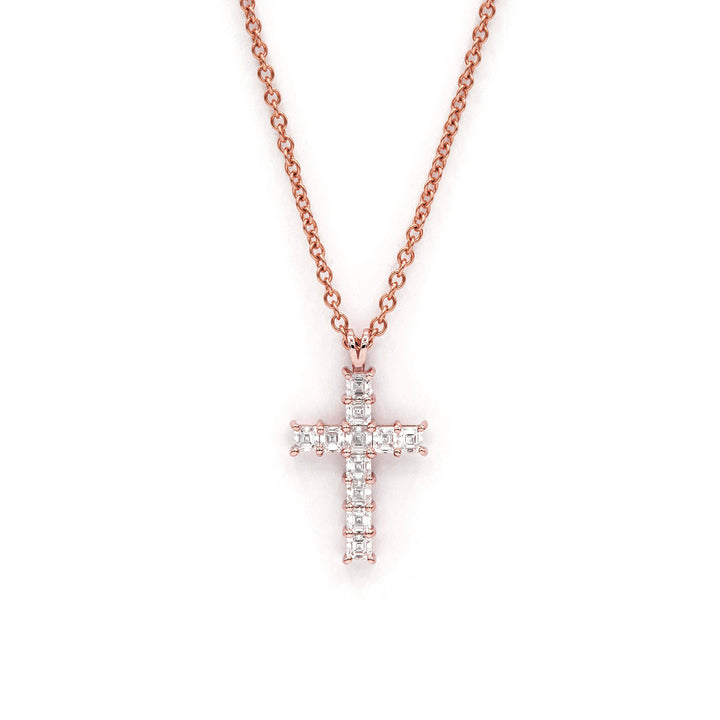 Asscher Cross Pendant - Large | Víya