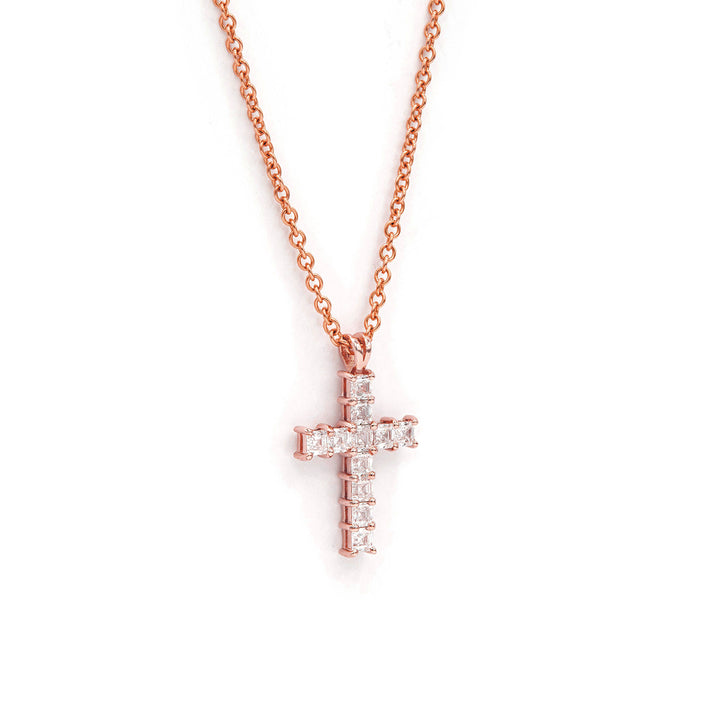 Asscher Cross Pendant - Large | Víya