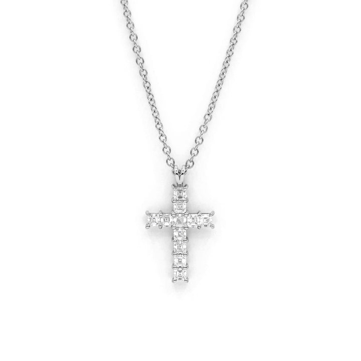 Asscher Cross Pendant - Large | Víya