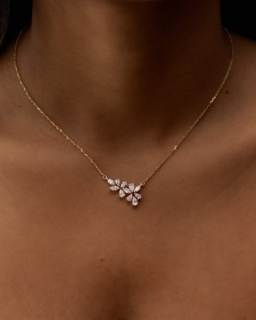Ambrosia Cluster Necklace