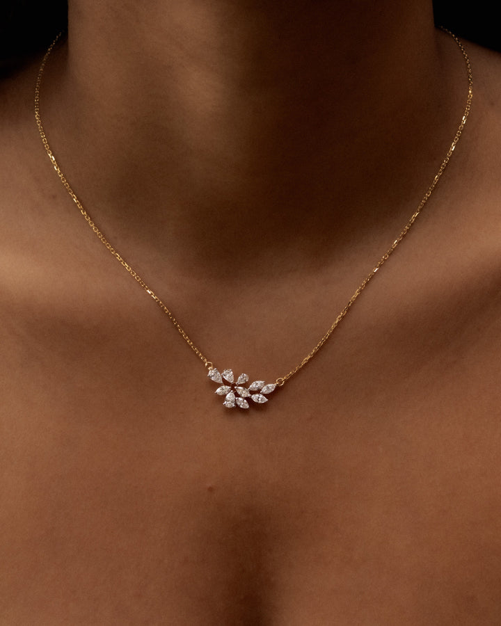 Hyacinth Cluster Necklace