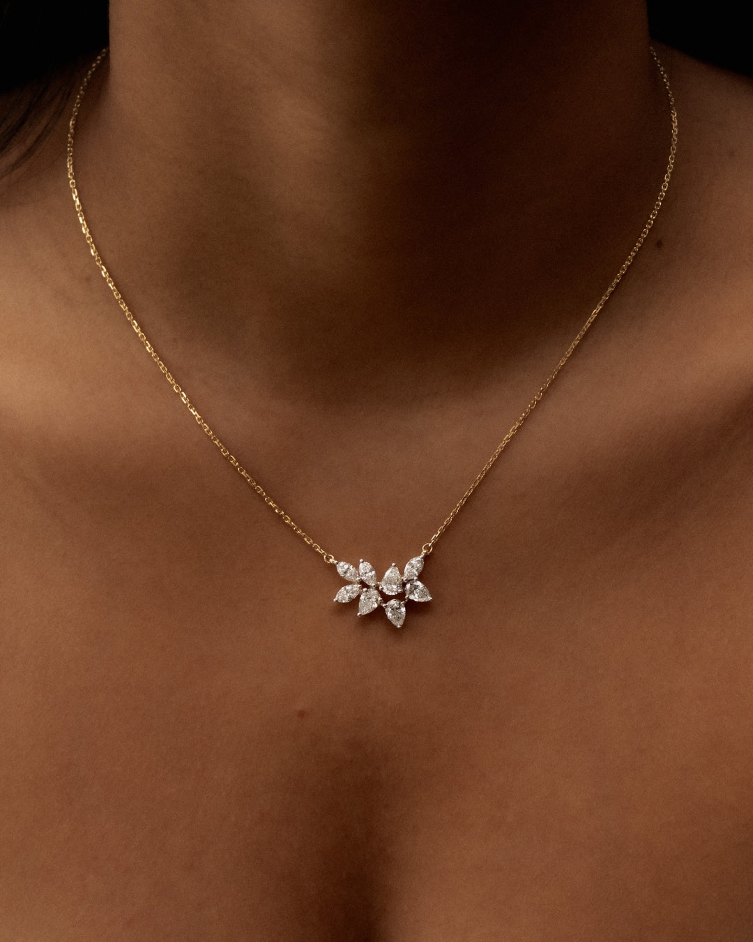 Amaryllis Cluster Necklace
