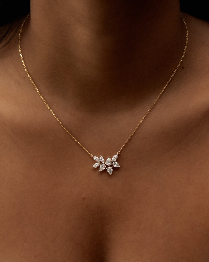 Amaryllis Cluster Necklace