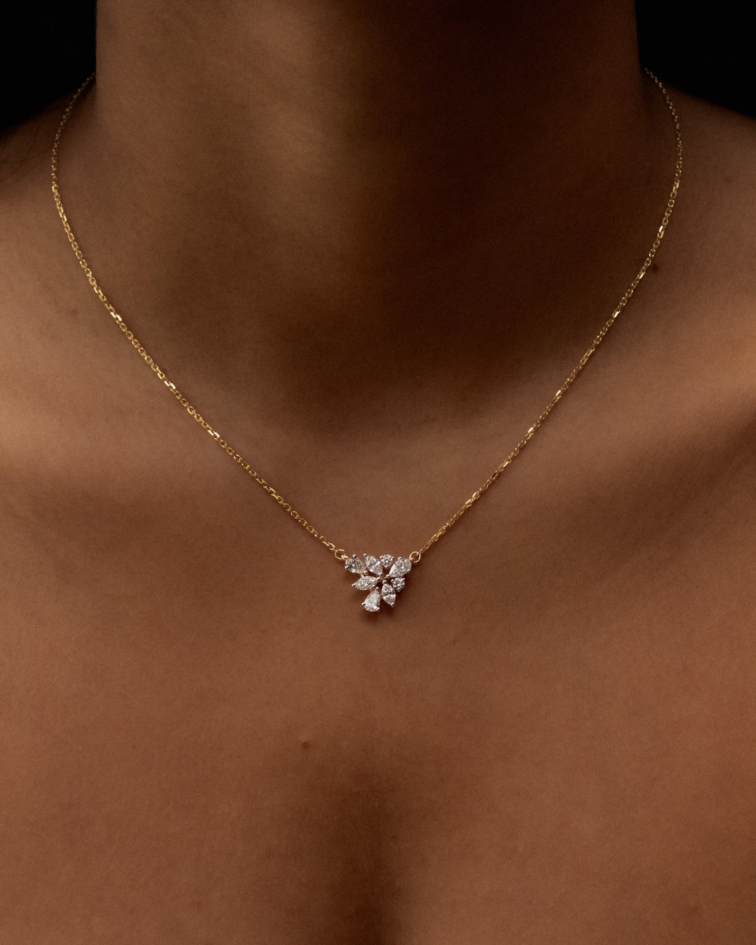Marigold Cluster Necklace