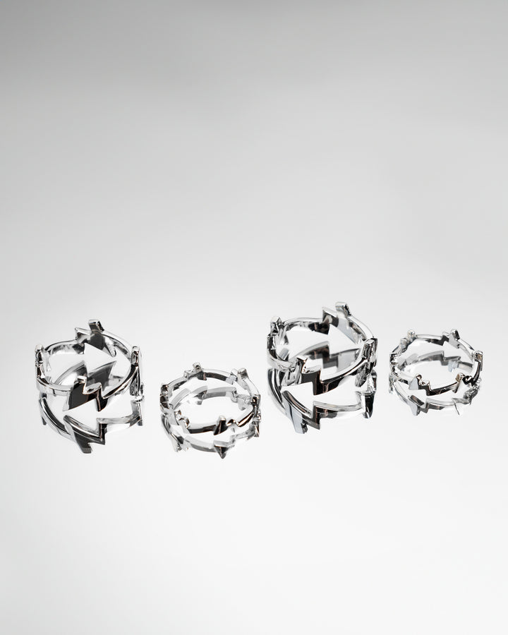 "Woosh" 925 Sterling Silver rings multiple sizes
