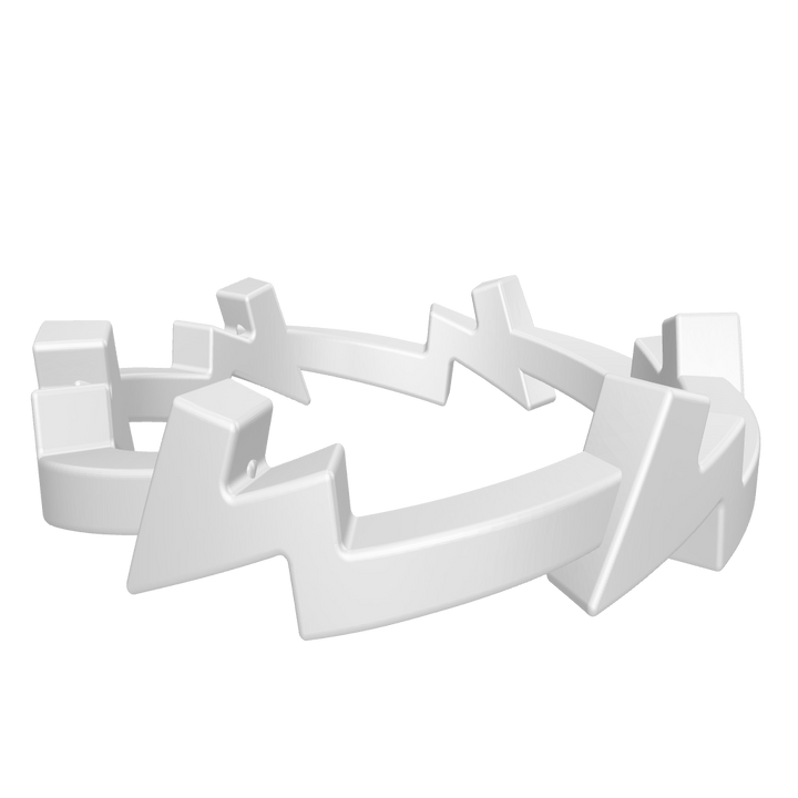 "Woosh" 925 Sterling Silver ring rendering